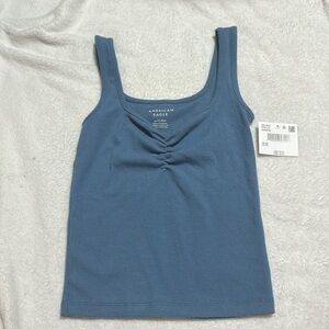 American Eagle blue tank